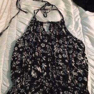 Black and white romper